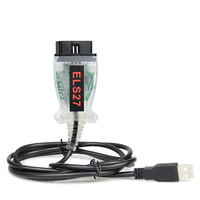 Nuevo ELS27 V2.3.8 FORScan con PCB Verde, PIC24HJ128GP+FTDI, Microchip, Multilingüe, Compatible con ELM327 y J2534 Pss-Thru para Mazda