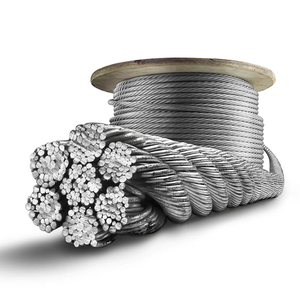 Cuerda de Alambre Galvanizado con Recubrimiento de Vinilo Negro 7x19 Hilos, Eslingas de Elevación para Grúas, Puentes, Andaderas y Barandillas - Product Image 6