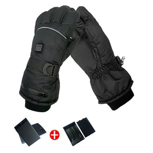 Popular Three-Speed Smart Rechargeable Motorcycle <b>Ski</b> Gloves USB Washable Leather Hand Warm Winter Gloves for Car Household Use - Product Image 1