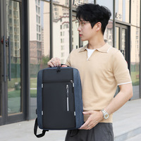 Nuevo bolso de pecho, Juego de 3 Uds., bolso de hombro, mochila de negocios de tela Oxford con USB, mochila para ordenador de 16 pulgadas
