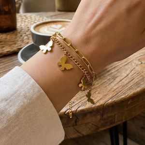 Pulsera luminosa con diseño de canal recomendado, regalo festivo para mujer, chapado ecológico - Product Image 3