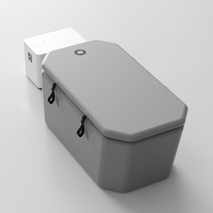 Ozone Purification WiFi Control Water Chiller with Angled Slanted Ice <b>Bath</b> Cold Plunge Tub - Product Image 3