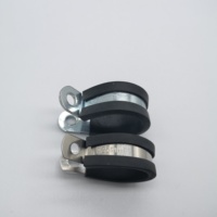 Colliers de serrage personnalisés en acier inoxydable avec revêtement en caoutchouc et isolation en PVC, support OEM, collier de serrage en P, système de mesure métrique