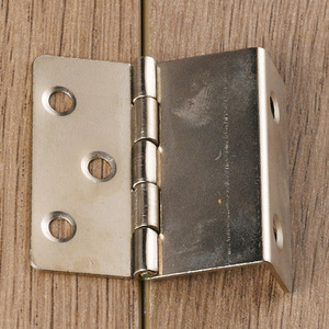 Charnière d'angle droite pour meubles, grande, 43 mm, en fer, à montage en surface, style industriel durable - Product Image 4