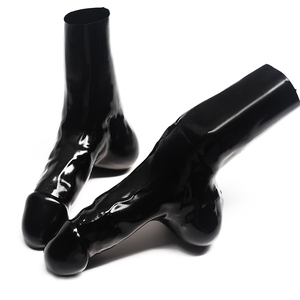 Maître Série Naturel Homme <span class=keywords><strong>Latex</strong></span> <span class=keywords><strong>Gaine</strong></span> de Pénis Bagues Boules Haute Élasticité Fine Douce Noire/Couleur Personnalisable Caoutchouc Sous-vêtement String-Court - Product Image 6