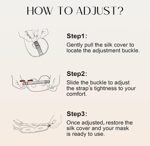 Máscara de <span class=keywords><strong>Dormir</strong></span> de Seda de Morera 22 Momme, Máscara de <span class=keywords><strong>Ojos</strong></span> Contorneada en 3D <span class=keywords><strong>para</strong></span> <span class=keywords><strong>Dormir</strong></span> - Product Image 2