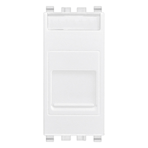 อะแดปเตอร์แจ็คคีย์สโตน RJ45 สีขาว ความยาว 2.23 นิ้ว กว้าง 4.9 นิ้ว สูง 2.05 นิ้ว - Product Image 1
