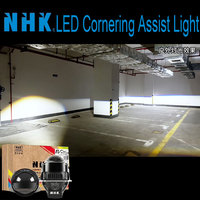 Lentille de projecteur Bi-LED série NHK Mech avec assistance en virage, 6000-6500K, 57W, ajustement universel 3 pouces