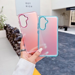 <span class=keywords><strong>Coque</strong></span> transparente antichoc en TPU et acrylique à dégradé de couleurs pour <span class=keywords><strong>Samsung</strong></span> Galaxy A56 A55 A54 A52 A24 A26 A35 5G A17 A16 - Product Image 5