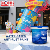 Métal antirouille peinture couleur acier carrelage fer aluminium acier Structure Pipeline garde-corps fer porte rouille Anti-corrosion peinture