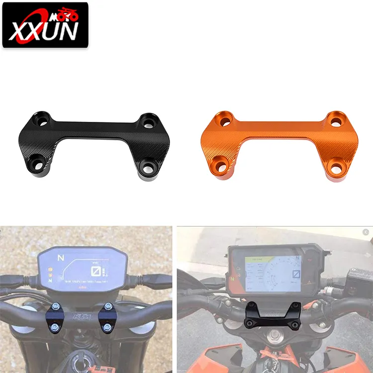 XXUN Motorrad teile Fett lenker Lenker Riser Halter Klemme obere Abdeckung für KTM Duke 790 2018 2019 2020