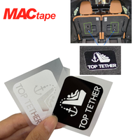 Étiquette thermocollante personnalisée pour sièges automobiles, logo TPU résistant à l'abrasion, marque sans étiquette pour sellerie de voiture