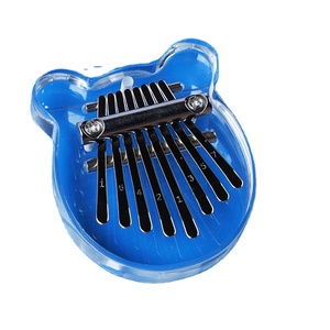 Petits instruments de musique pour enfants porte-clés <span class=keywords><strong>Kalimba</strong></span> acrylique 8 clés clair Mini <span class=keywords><strong>Kalimba</strong></span> - Product Image 1