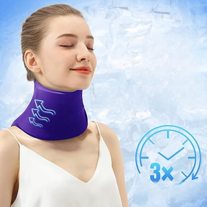 Compresa de Gel Frío/Calor para el Cuello, Alivio del Dolor Cervical y de Hombros, Compresa de Hielo para el Cuello - Product Image 3