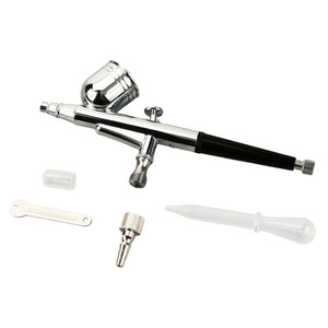 Aérographe à alimentation par gravité 7,0 cc, vitesse réglable, pistolet de pulvérisation portable pour travaux artistiques, buse de 0,35, 0,5, 0,7 mm - Product Image 2