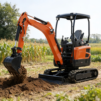 Mini-excavatrice SDLOT 1-3 tonnes avec moteur CE EPA EURO5, pompe hydraulique et boîte de vitesses, pour utilisation agricole, livraison gratuite