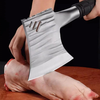 Couteau à désosser en acier inoxydable de 4,5 pouces, hachette de boucherie, couteau à désosser robuste, couteau à viande