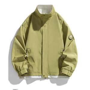 Chaqueta con logotipo personalizado, chaqueta impermeable para amantes del aire libre, traje de senderismo tres en uno desmontable para adolescentes a la moda. - Product Image 3