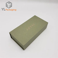 Scatola di Lusso Personalizzata per Diffusore di Profumo per Auto con Chiusura Magnetica, Logo in Lamina d'Oro e Inserto