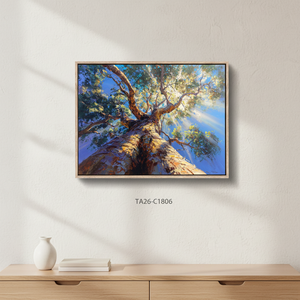 <span class=keywords><strong>Cuadro</strong></span> en Lienzo Árbol <span class=keywords><strong>de</strong></span> <span class=keywords><strong>la</strong></span> <span class=keywords><strong>Vida</strong></span>, Pintura <span class=keywords><strong>de</strong></span> Luz Solar a Través del Bosque, Decoración Abstracta <span class=keywords><strong>de</strong></span> Naturaleza, Pintura al Óleo <span class=keywords><strong>de</strong></span> Paisaje Grande - Product Image 4