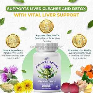Cápsulas para la Salud del Hígado en Oferta, Extracto de Semilla de Cardo Mariano, Apoyo para la Salud Hepática, Suplementos Herbales para Hombres y Mujeres, Limpieza del Hígado - Product Image 5