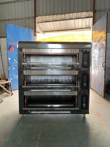 Commercial Gas 3 Deck 6 Trays 9 Trays Industrial <strong>Bread</strong> <strong>Oven</strong> for Bakery - Product Image 4