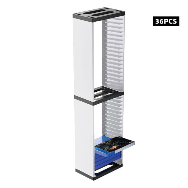Data Frog 36 Floors Detachable PS5 Game Card Disc Box Storage Stand Tower Holder for PS5 DE/UHD/PS4/XBox Series X/S CD Disc Box