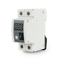 Offre Spéciale NIN NP8 auto-réinitialisation sur/sous tension protecteur, courant réglable 110 - 300V AC disjoncteur électronique