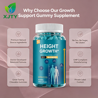 Gummies de calcium à marque privée OEM pour adultes, enrichies en vitamines D3, K2 et magnésium, favorisant la santé et la force osseuses, complément alimentaire
