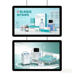 Transparent LCD Ultra-Thin Hanging Advertising <b>Light</b> <b>Box</b> Ideal for Hospital Office Building Signage - Product Image 1