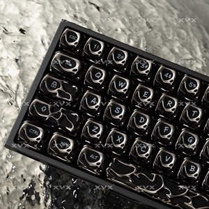 XVX Venom Keycap Texture Métallique Creux Transparent Personnalité Créative Keycaps <span class=keywords><strong>pour</strong></span> <span class=keywords><strong>Clavier</strong></span> Mécanique 61 Touches Couleur Personnalisable - Product Image 1