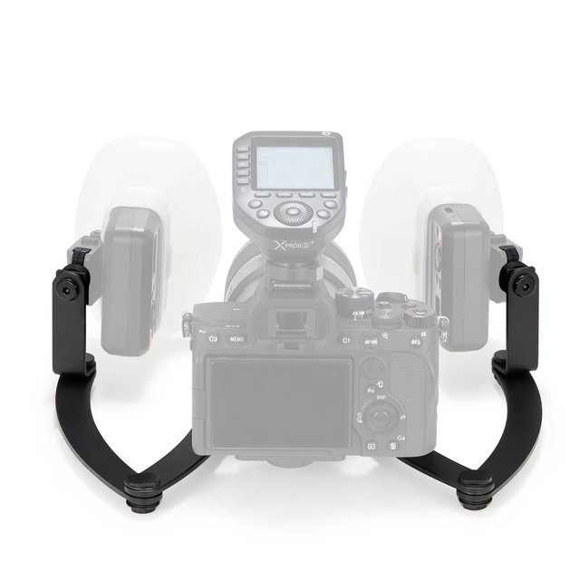 Godox MF-DB Macro Flash Bracket for Dental Photography Dual Speedlite Support Camera Photo Accessories