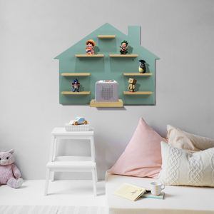 Camión de montaje en pared para niños, organizador de exhibición flotante para bebés, coche de juguete de madera, estante Tonie - Product Image 6