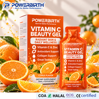 POWERBIRTH Pack Marque Blanche Soutien Antioxydant à Base de Plantes | Complément Alimentaire en Gel de Vitamine C Fonctionnelle à l'Acide Ascorbique