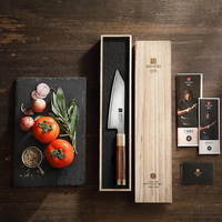 XINZUO Japans ZDP189 composietstalen Bunka-mes 6,5 inch handvat van woestijn-ijzerhout scherpe keukenchefsmessen op maat