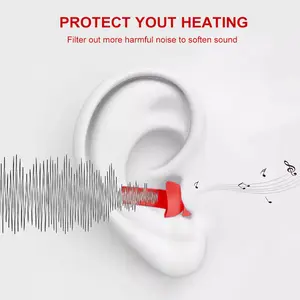 Personal Protective Custom Logo Ear Plugs Silicone Wireless Earplugs