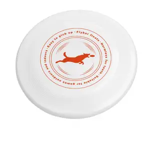 Frisbeed Mainan Logo kustom anjing luar ruangan produk olahraga uniseks Logo khusus mainan elektronik Frisbeed grosir PP 2.5 23