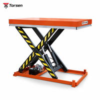 Table élévatrice à ciseaux hydraulique stationnaire, plateforme à tension personnalisée pour la manutention industrielle des matériaux