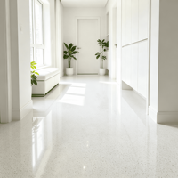 Revêtement de sol en résine époxy de couleur personnalisée, finition marbre sable de quartz coloré, imperméable, antidérapant, peinture décorative