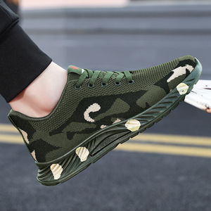 Venta directa de fábrica, cómodos zapatos deportivos para correr para hombre, zapatillas informales de camuflaje para exteriores - Product Image 3