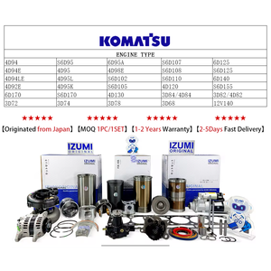 IZUMI ORIGINAL 4D92E 4D98E Diesel <strong>Engine</strong> Parts Overhaul Rebuild Repair Liner Kit <strong>for</strong> <strong>KOMATSU</strong> - Product Image 2