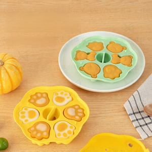 Modello per Alimenti Complementari per Neonati in Silicone Alimentare Resistente alle Alte Temperature Ecologico Riutilizzabile a Forma di Orsetto - Product Image 3