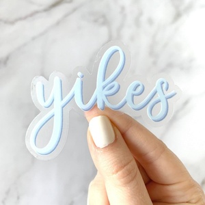 Autocollants personnalisés transparents avec logo, découpés, en <span class=keywords><strong>vinyle</strong></span> imperméable pour décorations de boîtes cadeaux de mariage et branding - Product Image 2