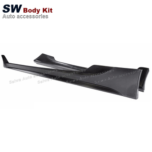 2012-2019 para Toyota GT86 FT86 BRZ Kit de carrocería de fibra de carbono nueva falda lateral de parachoques con labio de flanco Winglet separador - Product Image 3