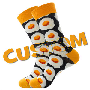 Chaussettes tricotées en pur coton de haute qualité respirantes hommes et femmes chaussettes de sport à domicile universelles - Product Image 1