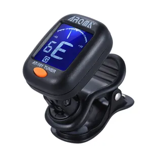 Tuner AT-101 Mini Portable Clip-on Electronic Tuner Super Sensitive 12 Equal Temperament Guitar Stringed Instrument Both Apply
