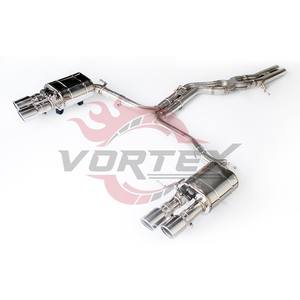 VORTEX Luxury - Sistema de Escape Catback Valvetronic de Acero Inoxidable 304 con Acabado Espejo, Lámina de Acero de 1.5 mm, Control Remoto, para Audi A7 C8 3.0T - Product Image 2