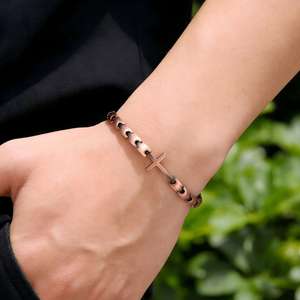 Pulsera Magnética Unisex de Cobre Puro al 99.99% de BioMagnetic Factory, Alivio del Dolor de Artritis, <span class=keywords><strong>Imanes</strong></span> de <span class=keywords><strong>Neodimio</strong></span>, Cadena Ajustable - Product Image 1