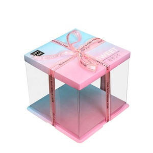 Personalizza la scatola per <span class=keywords><strong>torta</strong></span> quadrata per alimenti formaggio di <span class=keywords><strong>compleanno</strong></span> scatola per <span class=keywords><strong>torta</strong></span> Premium di lusso dal Design unico da 14 pollici - Product Image 4