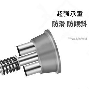 Canne de marche légère en métal Zhuxin, antidérapante, pour personnes âgées et jeunes, aide à la rééducation - Product Image 1